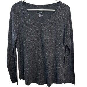 Sonoma Goods for Life Long Sleeve V Neck Tee Size L